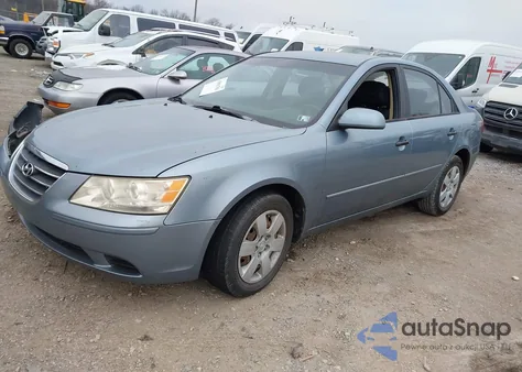 2010 Hyundai Sonata Gls z USA, uszkodzony, nr VIN 5NPET4ACXAH654294